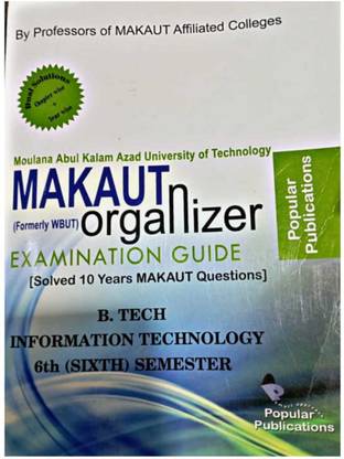 MAKAUT Organizer || Information Technology Btech-6th Sem