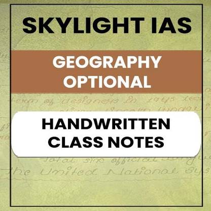 Geology Optional Handwritten Notes-Skylight IAS Academy