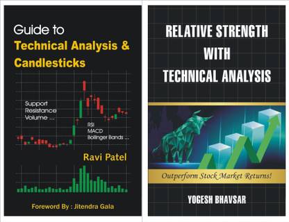 Technical Analysis & Candlesticks + Relative Strength : Share Market Trading Books Combo