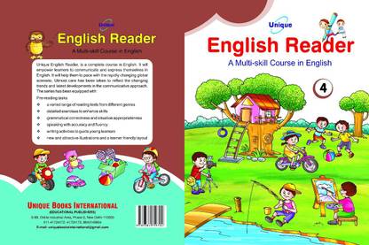 यूनिक इंग्लिश रीडर बुक क्लास - 4 
 |A मल्टी-स्किल कोर्स इन इंग्लिश | लेटेस्ट एडिशन|