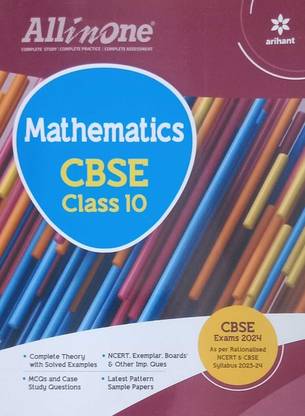 Arihant All In One Mathematics Cbse Exams 2024 Class 10
