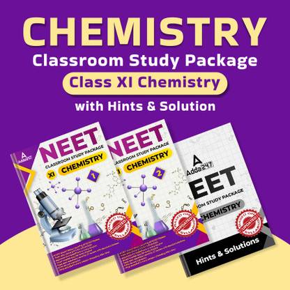NEET Class Room Study Package Of Chemistry For Class 11th ( Set Of Two Books) Along With Hint And Solution Book