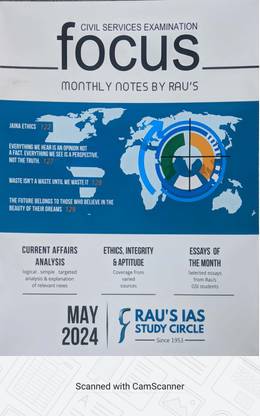 Focus Monthly Notes By Rau May 2024