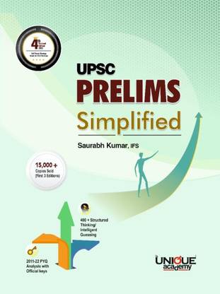 UPSC PRELIMS Simplified : 4th Revised Edition 2022-2023 By Saurabh Kumar,IFS