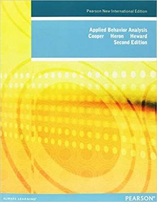 Applied Behavior Analysis: Pearson New International Edition