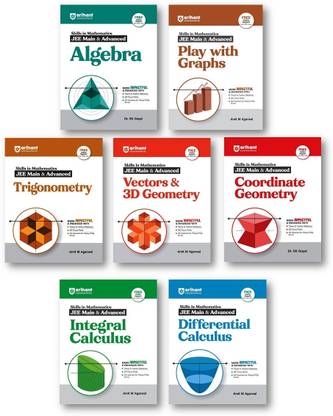 Skills In Mathematics Series - Calculus: Integral + Diff. + Algebra + Vectro 3D + Coord. Geom. + Trigo + Graphs - Set Of 7 Books