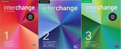 Interchange Level 1 Student's Book With Digital Pack + Interchange Level 2 Student's Book With Digital Pack + Interchange Level 3 Student's Book With Digital Pack Fifth Edition Combo (Set Of 3 Books)