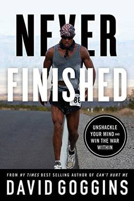 Never Finished Paperback, David Goggins ENGLISH 2023 DF