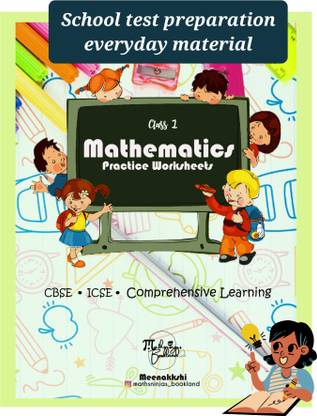 Class 1 Grade 1 Mathematics Practice Worksheets | Cbse/icse | Chapterwise Book, Question Papers, Mental Math, Word Problems, Dodging Of Tables, Workbook| By Mathsninjas Bookland