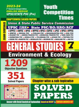 2023-24 State PSC (Pre) General Studies Vol.7 Environment & Ecology Solved Papers
