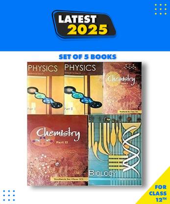 NCERT Textbooks Class 12th Physics Part 1&2 Chemistry Part 1&2 And Biology Combo 2020-21 Edition (Pack Of 5 Books) (Paperback, NCERT)