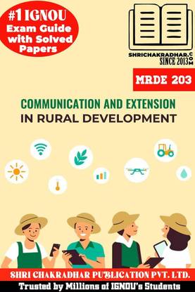 IGNOU MRDE 203 Solved Guess Papers From IGNOU Study Material/Help Book/Guidebook Titled Communication And Extension In Rural Development For Exam Preparations (Latest Syllabus) IGNOU MARD