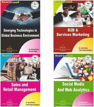 THAKUR PUBLICATION Marketing-Specialization (MR) MBA 4th Semester WITH COMMAN SUBJECT-Emerging Technologies In Global Business Environment, Total - 4 Books Set ACCORDING TO NEW SYLLABUS OF AKTU