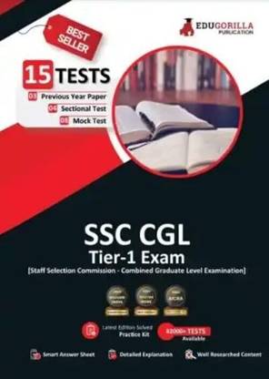 SSC CGL Tier 1 Book (English Edition) - 8 Mock Tests, 4 Sectional Tests And 3 Previous Year Papers