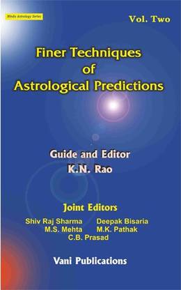 Finer Techniques Of Astrological Predictions Vol-Ii (E)