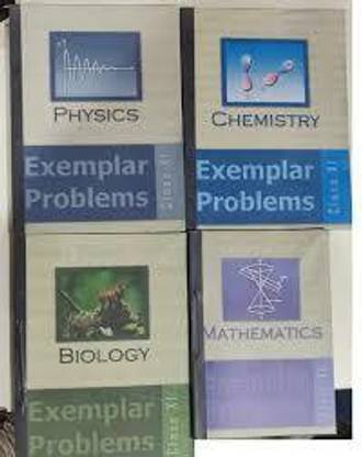 Ncert Exemplar Class 11 Physics , Chemistry , Biology & Mathematics 4 Books Set