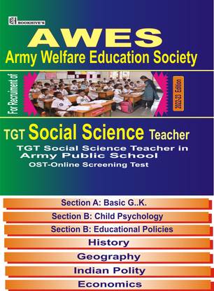 AWES TGT सोशल साइंस टीचर्स इन आर्मी स्कूल 2022-2023 (सेट ऑफ 7 बुक्स)