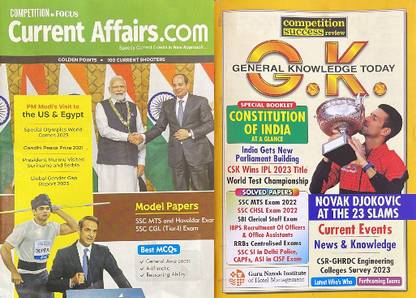 Current Affairs.com English August 2023 And GK Today July 2023