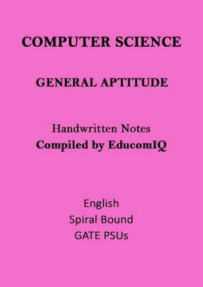 Computer Science Notes Of Genreal Aptitude For GATE