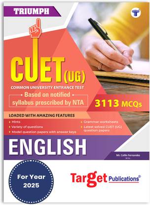 CUET English Notes | NTA CUET UG English Guide | Includes 3000+ MCQs, Model Paper With Solutions, Grammar Worksheets & Solutions To Previous Year Exam Papers