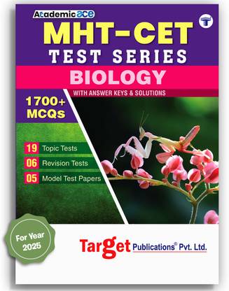 MHT-CET 2025 Test Series | Biology | 1700+ MCQs With Answer & Solutions For Medical Entrance Exam