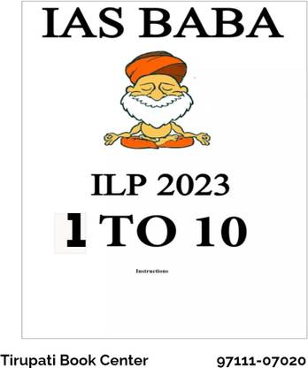 IAS BABA IAS MAINS GENERAL STUDIES 10 TEST 2023 Civil Service Preparation Photocopy 2023