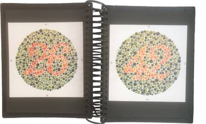 Ishihara's Vision Test For Colour Deficiency Book 38 Plates