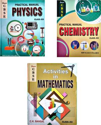 SAMAR Practical Manual Physics Chemistry And Mathematics For Class 12th Combo