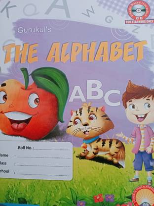Gurukul's The Alphabet Book - Nursery & LKG