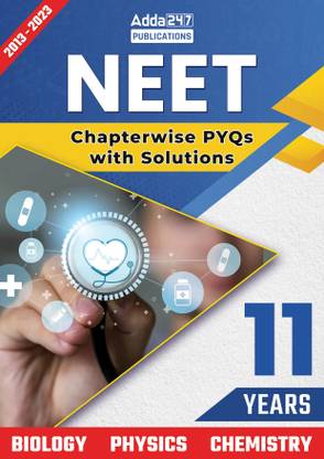 NEET Chapterwise Previous Year Solved Question Papers 11 Years (2013-2023) - Biology,Physics,Chemistry For NEET