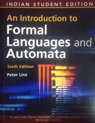 Introduction To Formal Languages And Automata (6th Edition) By Peter Linz