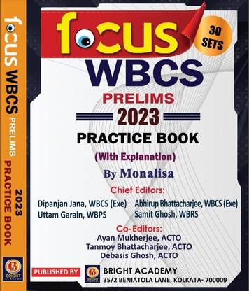 Focus WBCS PRELIMS 2023 Practice Book (With Explanation) - English Version
