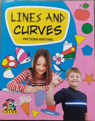 LINE AND CURVES Pattern Writing Book For All Children, Kids, Early Learning Book For Kids, Etc
