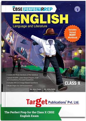 CBSE Class 10 English Language & Literature Book (Exam 2026) | NCERT Solutions, Competency-Based Questions (CBQs), Sample Papers (SQPs), PYQs