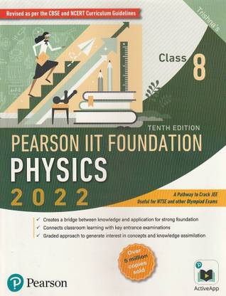 Pearson Iit Foundation Physics Class 8 2022 Pearson Books