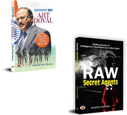 Supercop NSA Doval + Thrilling Stories Of Intelligence Operations By Indian Spies: Raw Secret Agents | Ajit Doval Biography | Indian Spy Stories | RAW Agents | Intelligence Operations India | National Security Advisor | Spycraft India | Covert Missions India | Indian Intelligence Agencies | Espionage Books India | Thrilling Spy Tales (Set Of 2 Books)