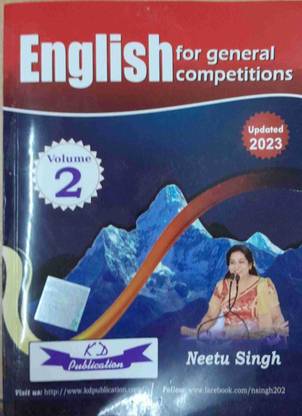 English For General Competitions Volume -2 By Neetu Singh Kd Publication 2024