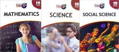 Full Marks Class 10 CBSE Guide Social + Science + Mathematics (NCERT) [Paperback] Kumkum Sinha 2023-2024