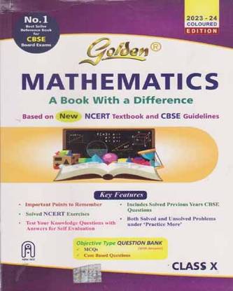 Golden Mathematics [2023-24 Edition] For Class - 10, By Dr. Hari Kishan