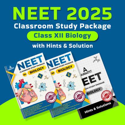 NEET Class Room Study Package Of Biology For Class 12th ( Set Of Two Books) Along With Hint And Solution Book By Adda 247 Publicaiton
