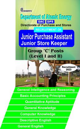 Junior Purchase Assistant & Junior Storekeeper (Group C Posts) In Atomic Energy DAE DPS || Purchase And Stores 2023 (Set Of 7 Books)