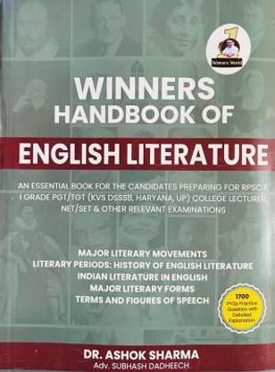 Winners Handbook Of English Literature By Dr. Ashok Sharma - 1700 PYQ Practice Question