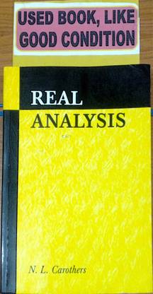 Real Analysis (Old Book)