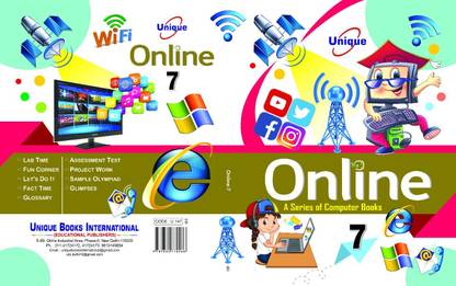 Unique Online Computer Book For Children Class 7 World Of Computers 2022 Standard 7
