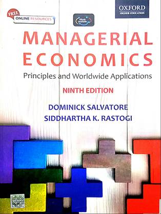 MANAGERIAL ECONOMICS (Old Used Book)