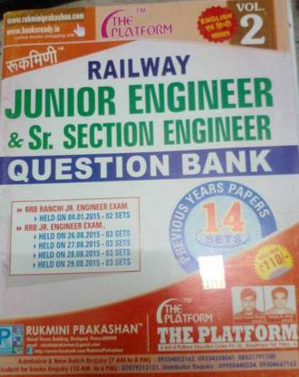 Railway Junior Engineering & Sr. Section Engineer Question Bank