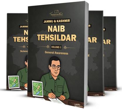 Jammu & Kashmir Naib Tehsildar (JKSSB Naib Tehsildar) Paper 1 Exam Preparation Study Material Notes English Medium Set Of Books, Latest Edition
