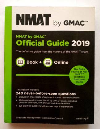 Nmat By Gmac Official Guide 2019 (Old Used Book)