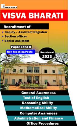 Visva Bharati University Registrar,Section Officer,Senior Assistant Recruitment 2023