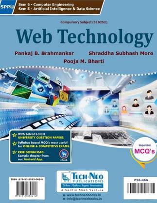 Web Technology For SPPU Sem 5 & 6 Artificial Intelligence And Data Science & Computer Engineering Course Code :310252) Academic Year 2022-2023